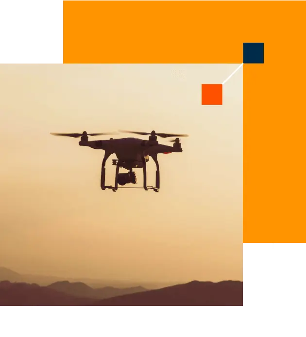 drone flying