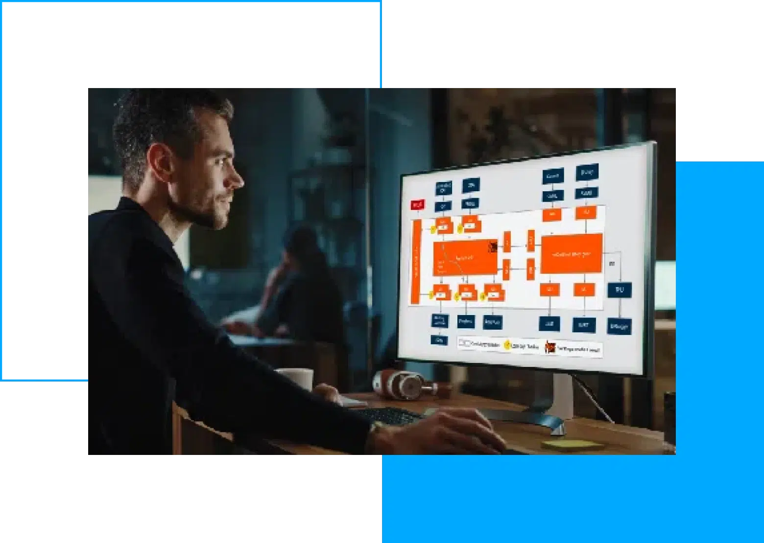 Person on computer