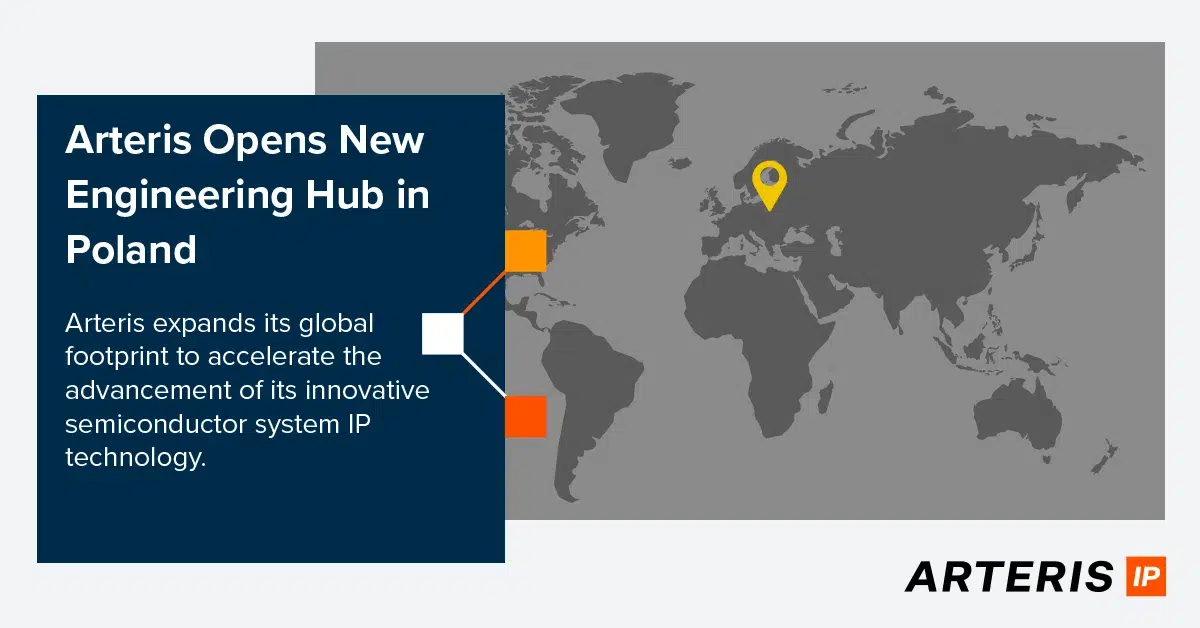 Arteris Opens New Engineering Hub in Poland
