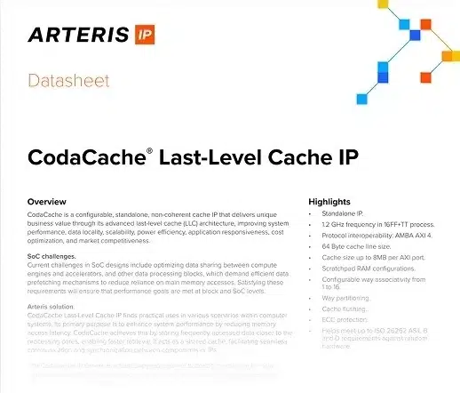 CodaCache Last Level Cache IP