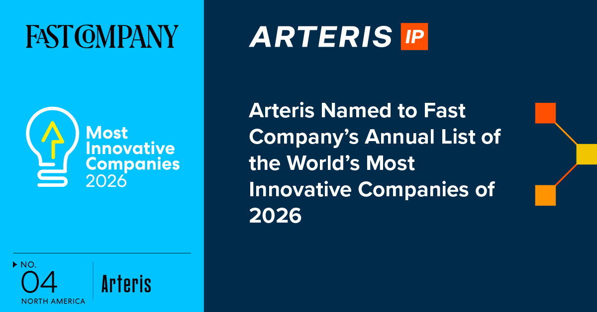 Arteris Named to Fast Company’s Annual List of the World’s Most Innovative Companies of 2026